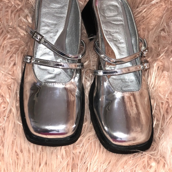 Olivia Miller Mule Chunky Heeled Mary Jane’s - Picture 4 of 5